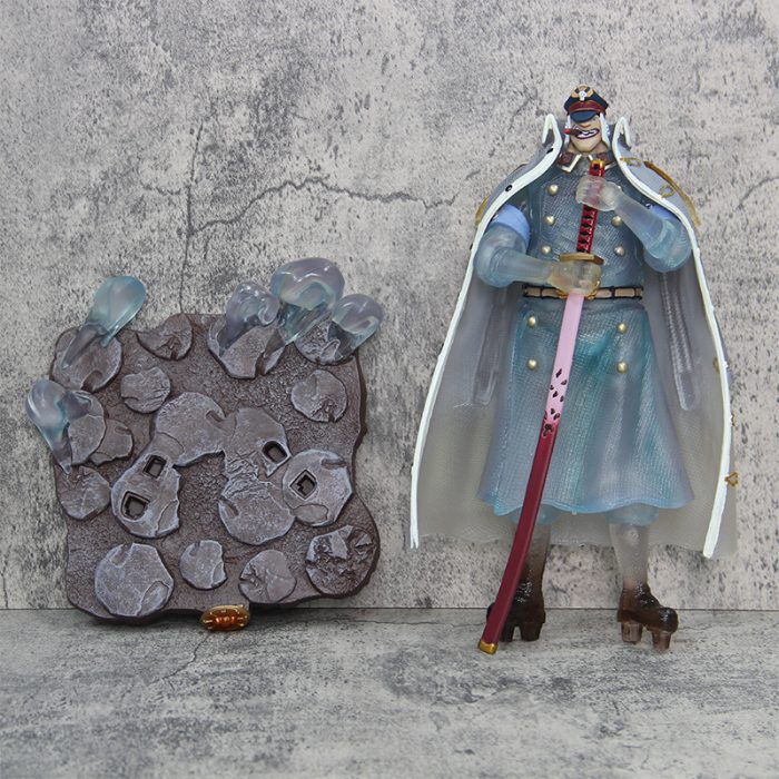 One Piece Blackbeard Pirates Rain Xilu Hand-made Transparent Fruit Warden Standing Model Wholesale - Image 7
